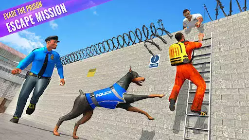 Play Police Dog Prison Escape Game as an online game Police Dog Prison Escape Game with UptoPlay