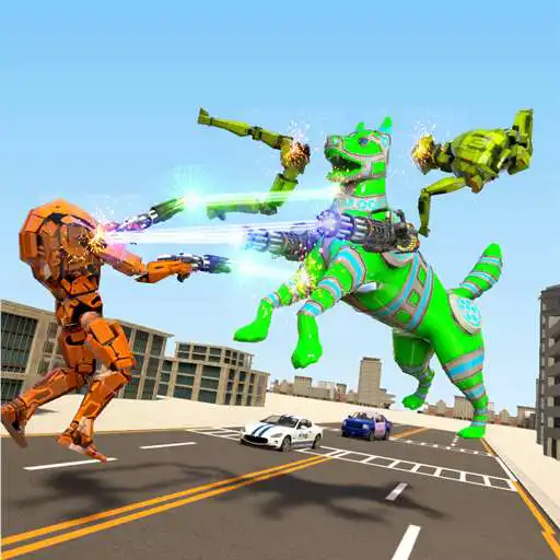 Play Police Dog Robot Transform Car - Robot Games APK