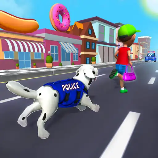 Play Police Dog Run: Street Chase APK
