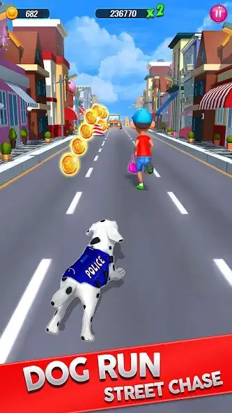 Play Police Dog Run: Street Chase  and enjoy Police Dog Run: Street Chase with UptoPlay