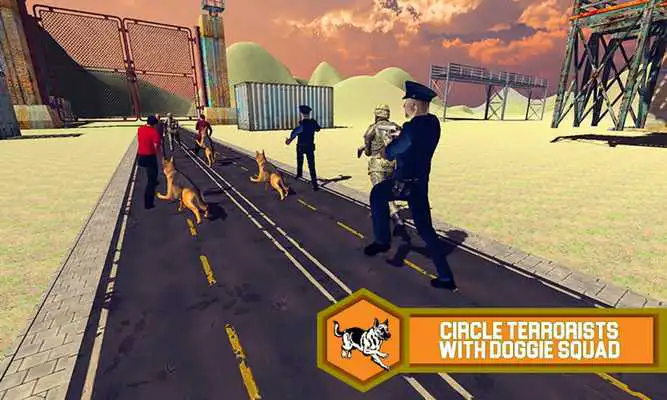 Play Police Dog Sniffer Border Patrol