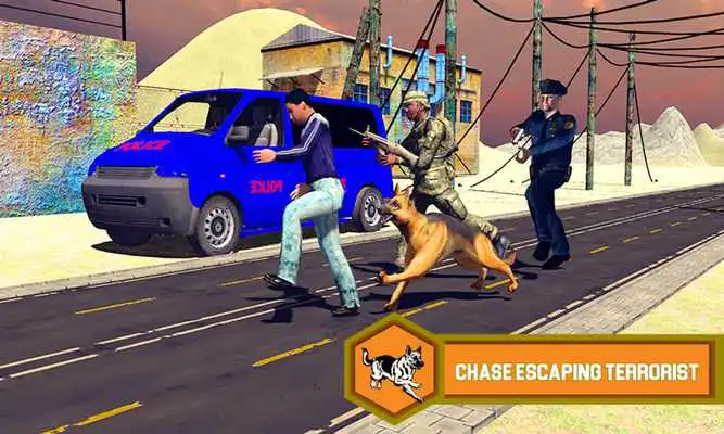 Play Police Dog Sniffer Border Patrol