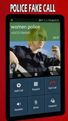Play Police Fake Call as an online game Police Fake Call with UptoPlay