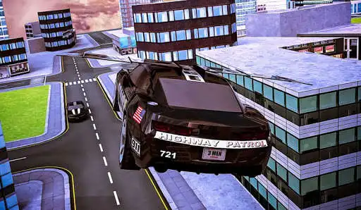 Play Police Flying Car Simulation as an online game Police Flying Car Simulation with UptoPlay