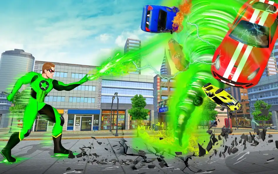 Play Police Green Sticky Robot Hero as an online game Police Green Sticky Robot Hero with UptoPlay