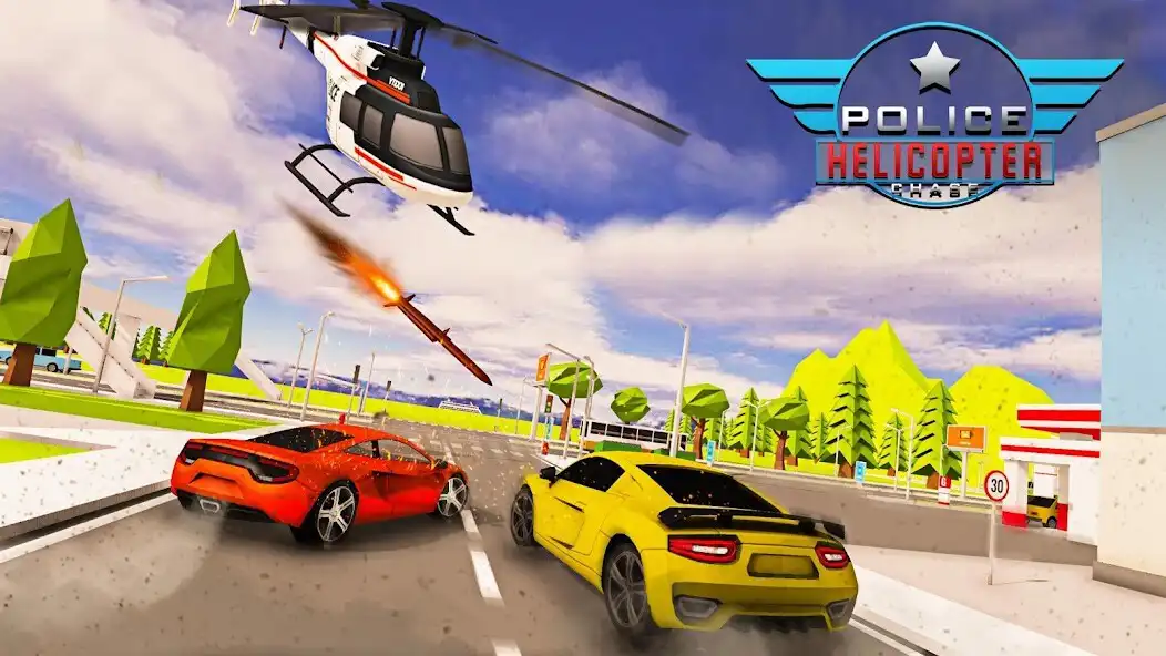 Play Police Helicopter Chase Game as an online game Police Helicopter Chase Game with UptoPlay