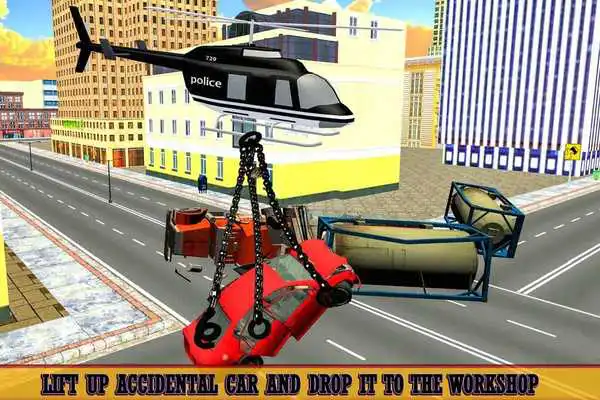Play Police Helicopter: Cop Car Lifter