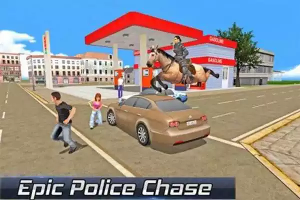 Play Police Horse Criminal Chase