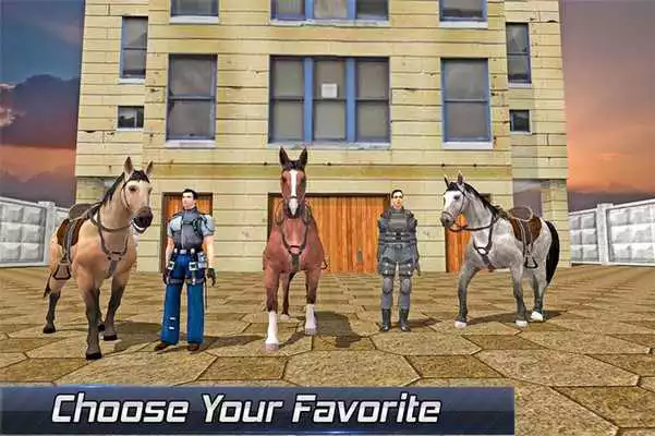 Play Police Horse Criminal Chase