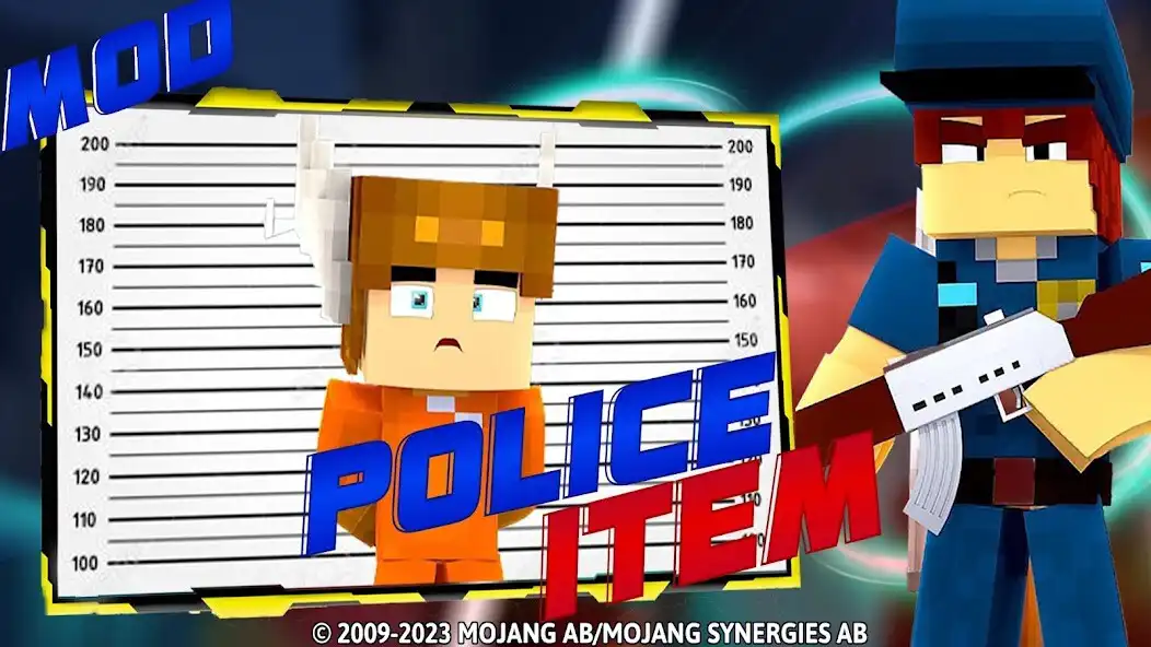 Play Police Items Mod for Minecraft as an online game Police Items Mod for Minecraft with UptoPlay