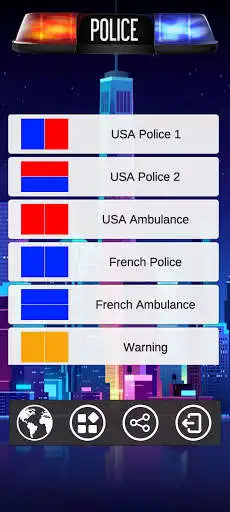 Play Police lights & sounds as an online game Police lights & sounds with UptoPlay