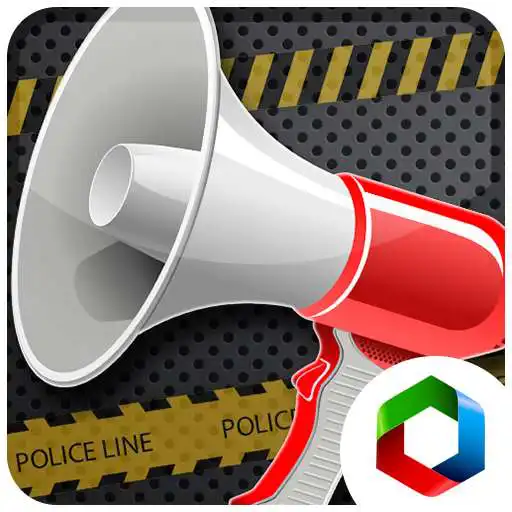 Play Police megaphone bullhorn - prank game APK