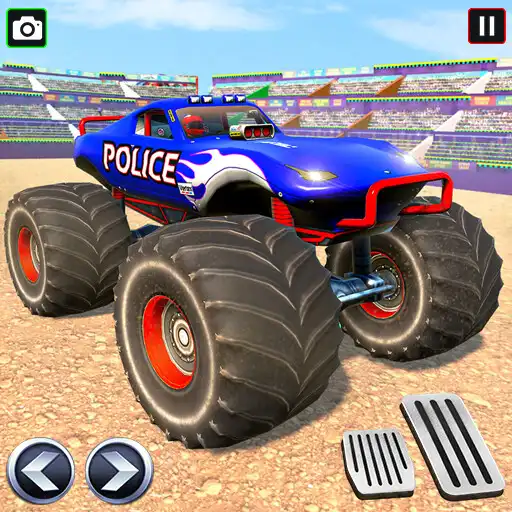 Play Police Monster Truck Derby APK