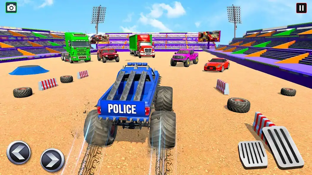 Play Police Monster Truck Derby  and enjoy Police Monster Truck Derby with UptoPlay