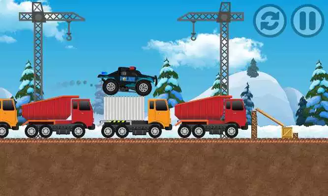 Play Police Monster Truck Racing