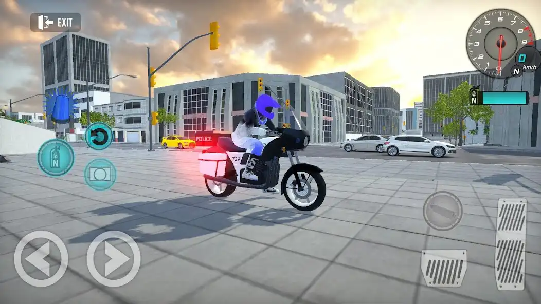 Play Police Motorcycle Drive Sim  and enjoy Police Motorcycle Drive Sim with UptoPlay