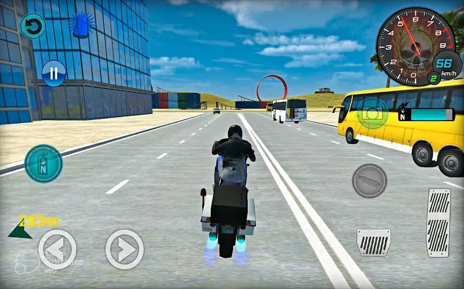 Play Police Motorcycle Games 2023 as an online game Police Motorcycle Games 2023 with UptoPlay