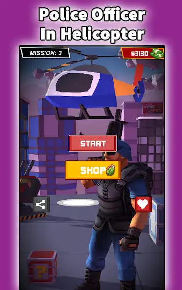 Play Police Officer In Helicopter as an online game Police Officer In Helicopter with UptoPlay