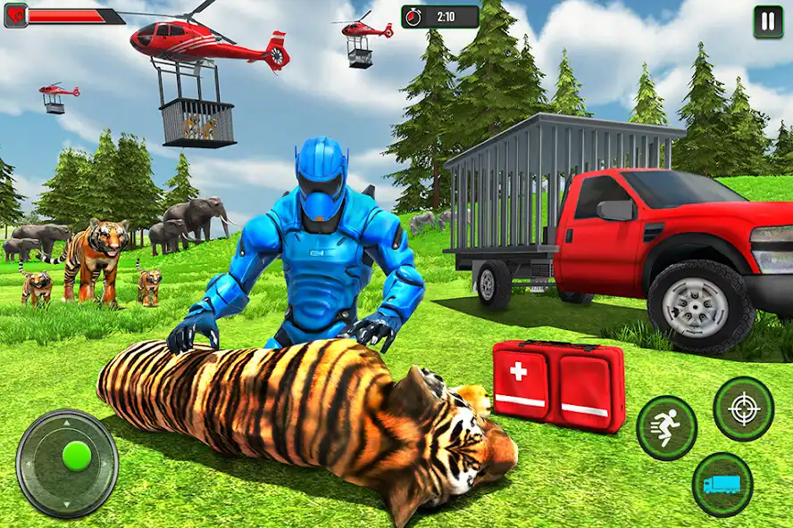 Play Police Robot Animal Rescue 3D  and enjoy Police Robot Animal Rescue 3D with UptoPlay