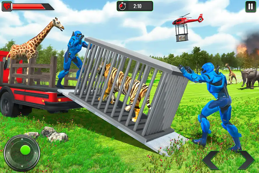 Play Police Robot Animal Rescue 3D as an online game Police Robot Animal Rescue 3D with UptoPlay