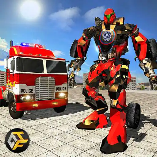 Free play online Police Robot Truck : Real Robot Transforming Game APK