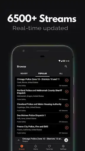 Play Police Scanner - Scanner Radio as an online game Police Scanner - Scanner Radio with UptoPlay