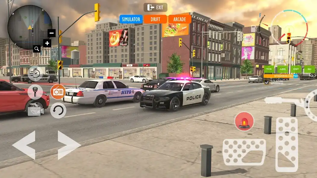 Play Police Simulator Cop Car Game as an online game Police Simulator Cop Car Game with UptoPlay
