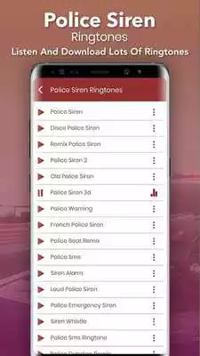 Play Police Siren Ringtones