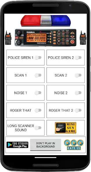 Play Police Siren Sounds 2023 as an online game Police Siren Sounds 2023 with UptoPlay