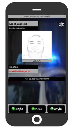 Play Police Sketch Artist - Most Wanted as an online game Police Sketch Artist - Most Wanted with UptoPlay