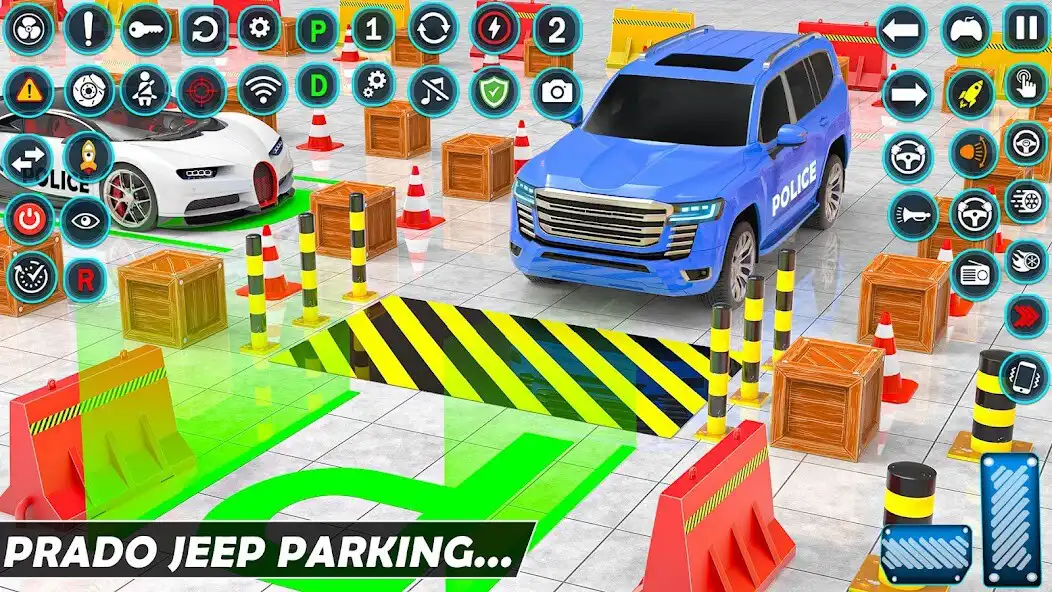 Play Police Smart Car Parking Games as an online game Police Smart Car Parking Games with UptoPlay