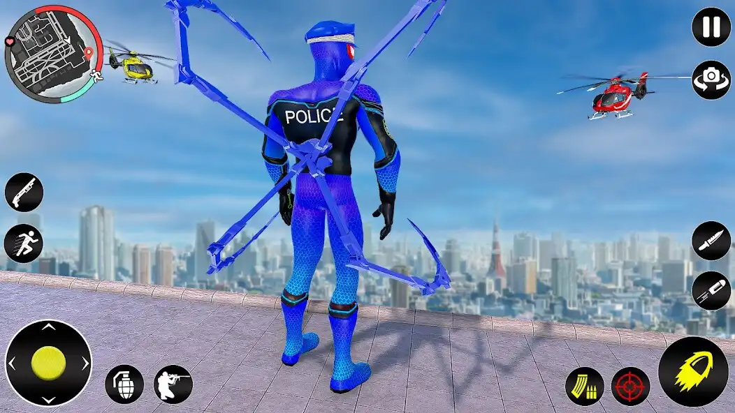 Play Police Spider Rope Hero Games  and enjoy Police Spider Rope Hero Games with UptoPlay