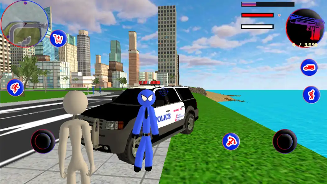 Play Police stickman rope hero vice town  and enjoy Police stickman rope hero vice town with UptoPlay