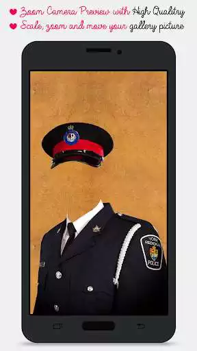 Play Police Suit Photo Maker (Man )