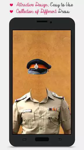 Play Police Suit Photo Maker (Man )