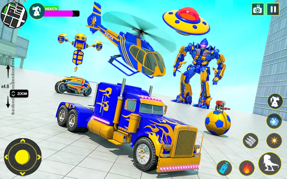 Play Police Truck Robot Transforms  and enjoy Police Truck Robot Transforms with UptoPlay
