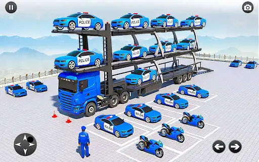 Play Police Truck Transport Game as an online game Police Truck Transport Game with UptoPlay