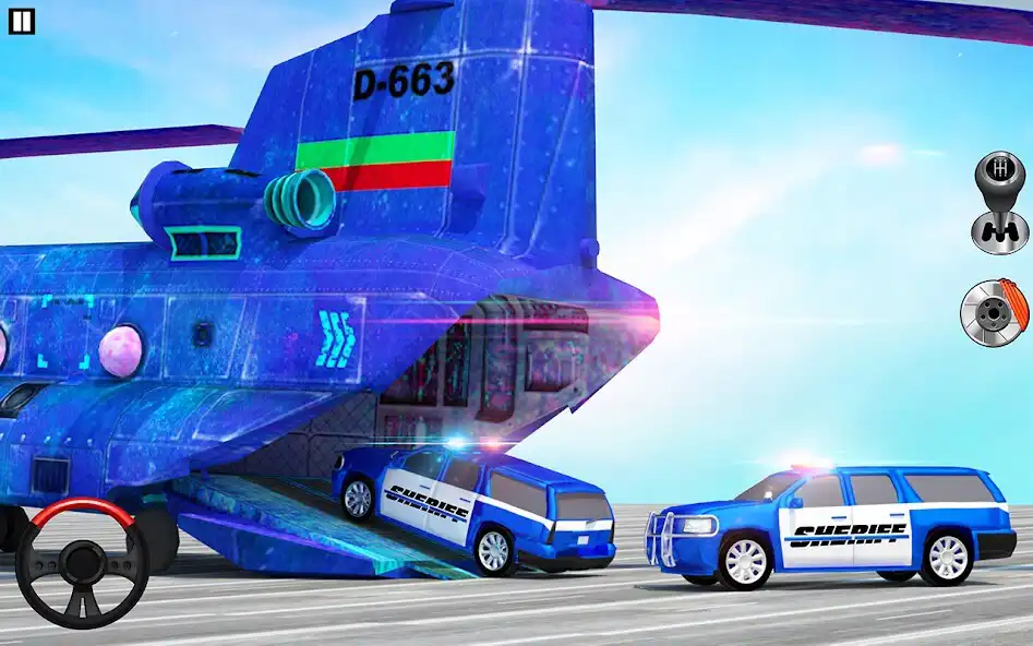 Play Police Vehicle Truck Transport as an online game Police Vehicle Truck Transport with UptoPlay
