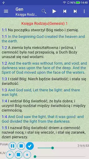 Play Polish-English Bilingual Holy Bible Audio  and enjoy Polish-English Bilingual Holy Bible Audio with UptoPlay