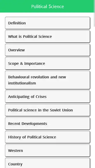 Play Political Science Book  and enjoy Political Science Book with UptoPlay