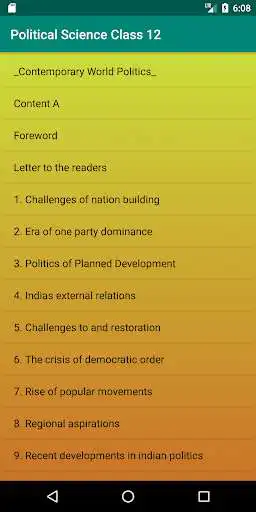 Play Political Science - Class 12  and enjoy Political Science - Class 12 with UptoPlay