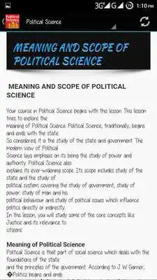 Play Political Science - English