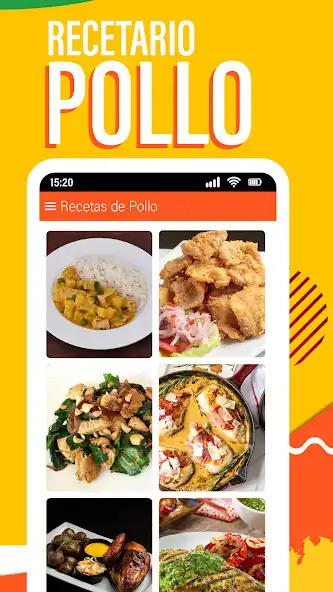 Play PolloFácil: Recetas Deliciosas as an online game PolloFácil: Recetas Deliciosas with UptoPlay