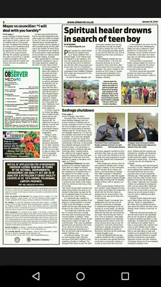 Play Polokwane Observer as an online game Polokwane Observer with UptoPlay