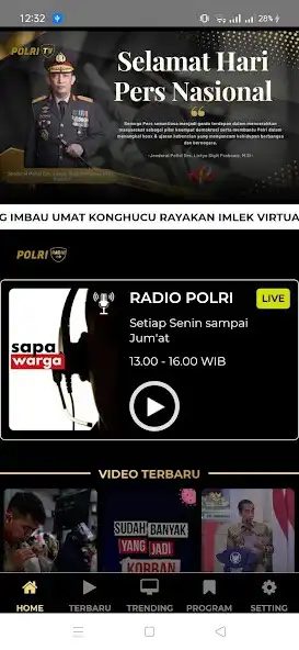 Play POLRI TV RADIO  and enjoy POLRI TV RADIO with UptoPlay