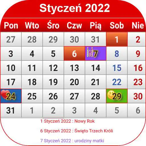 Play Polska Kalendarz 2022 APK Play Polska Kalendarz 2022 APK