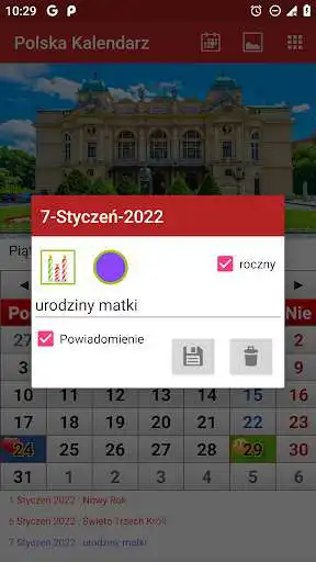 Play Polska Kalendarz 2022 as an online game Polska Kalendarz 2022 with UptoPlay