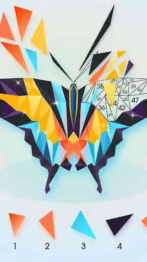 Play Poly Art : Color by Number as an online game Poly Art : Color by Number with UptoPlay
