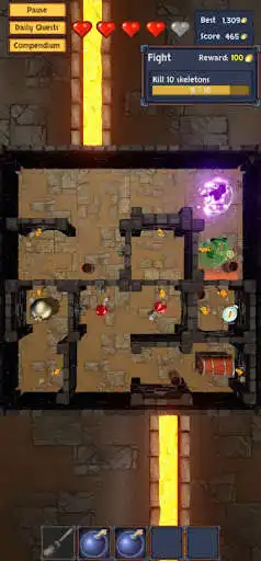 Play Poly Dungeon as an online game Poly Dungeon with UptoPlay
