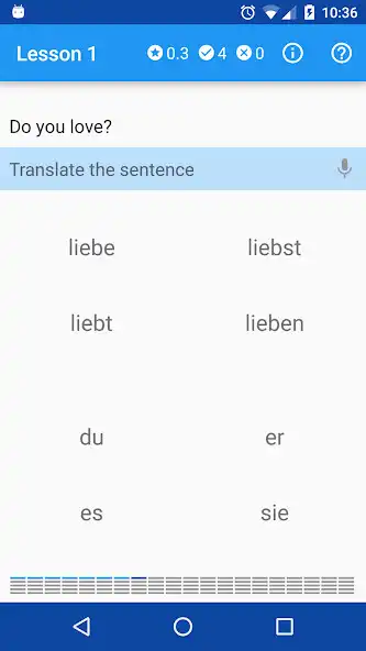 Play Polyglot. Learn German. Pro as an online game Polyglot. Learn German. Pro with UptoPlay